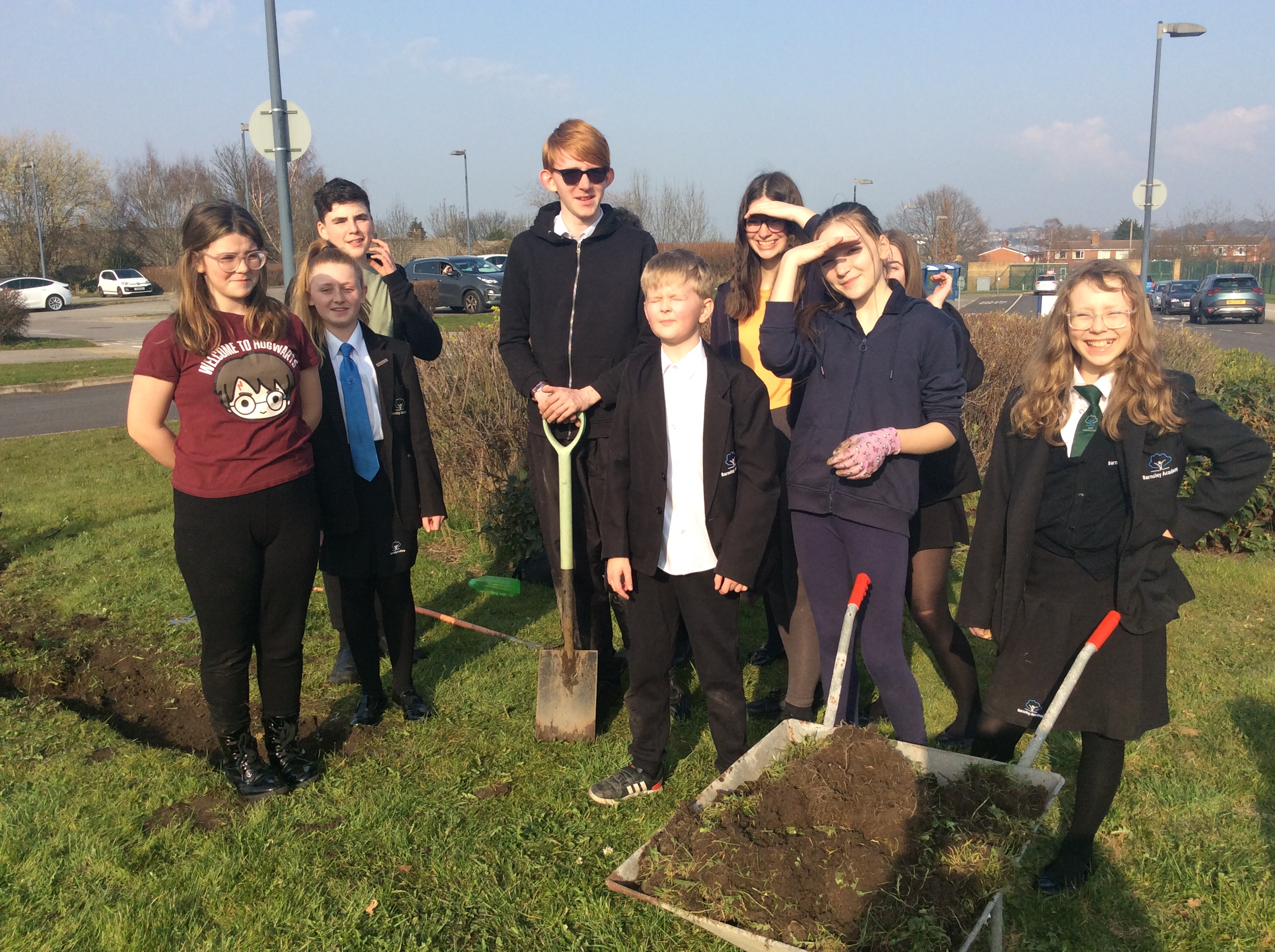 Eco Ambassadors Tree Planting with Dan Jarvis